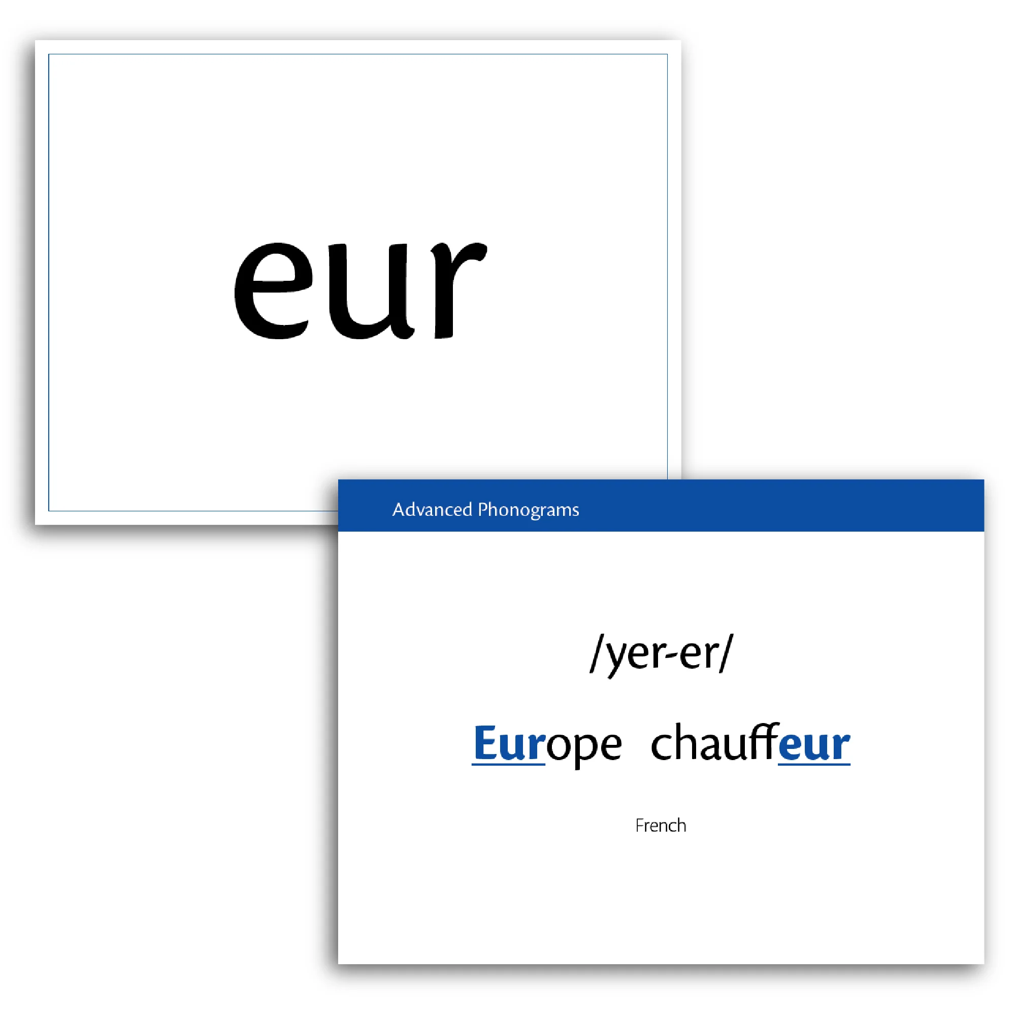 Advanced Phonogram Flash Cards - Image 3