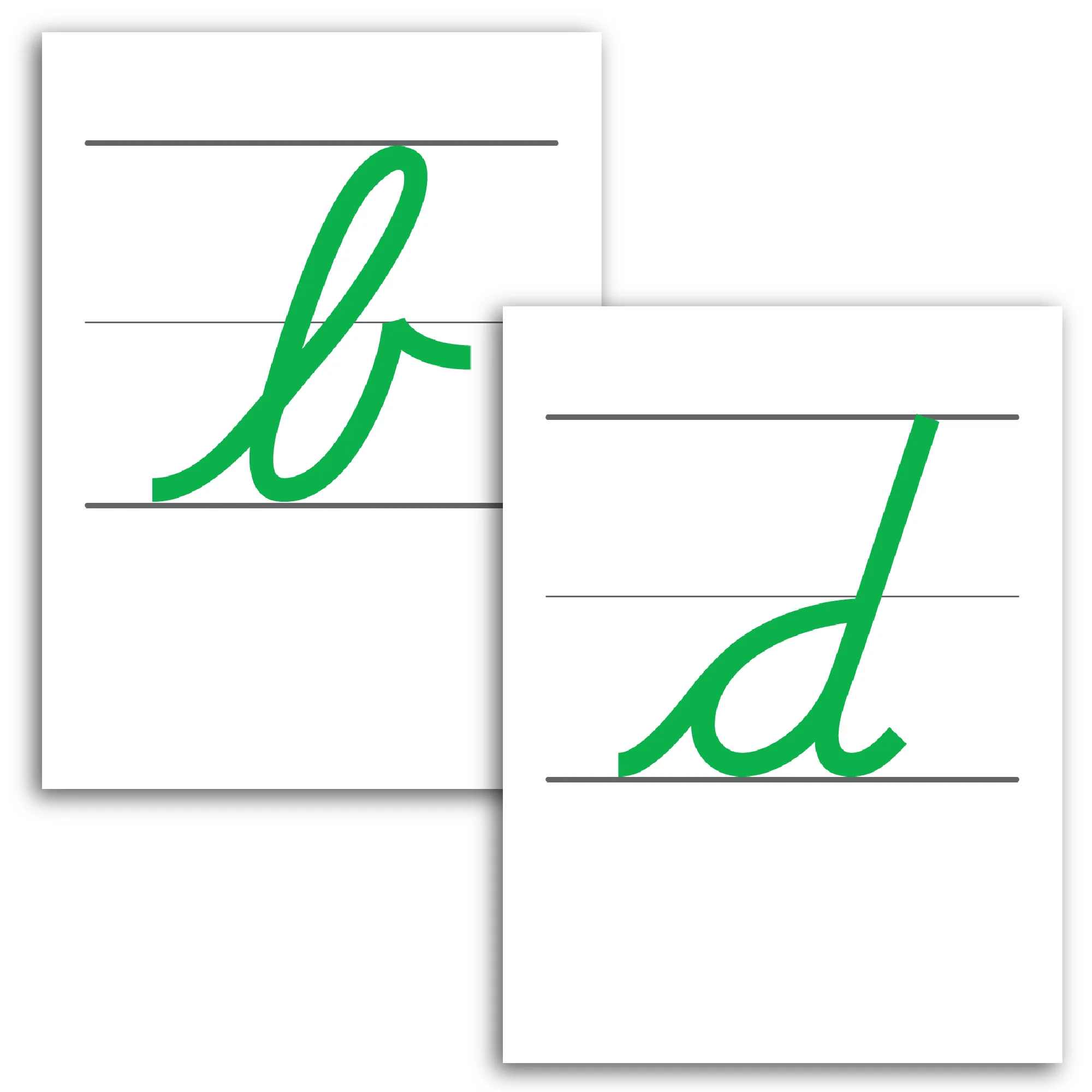 Rhythm of Handwriting Tactile Cards - Cursive - Image 4