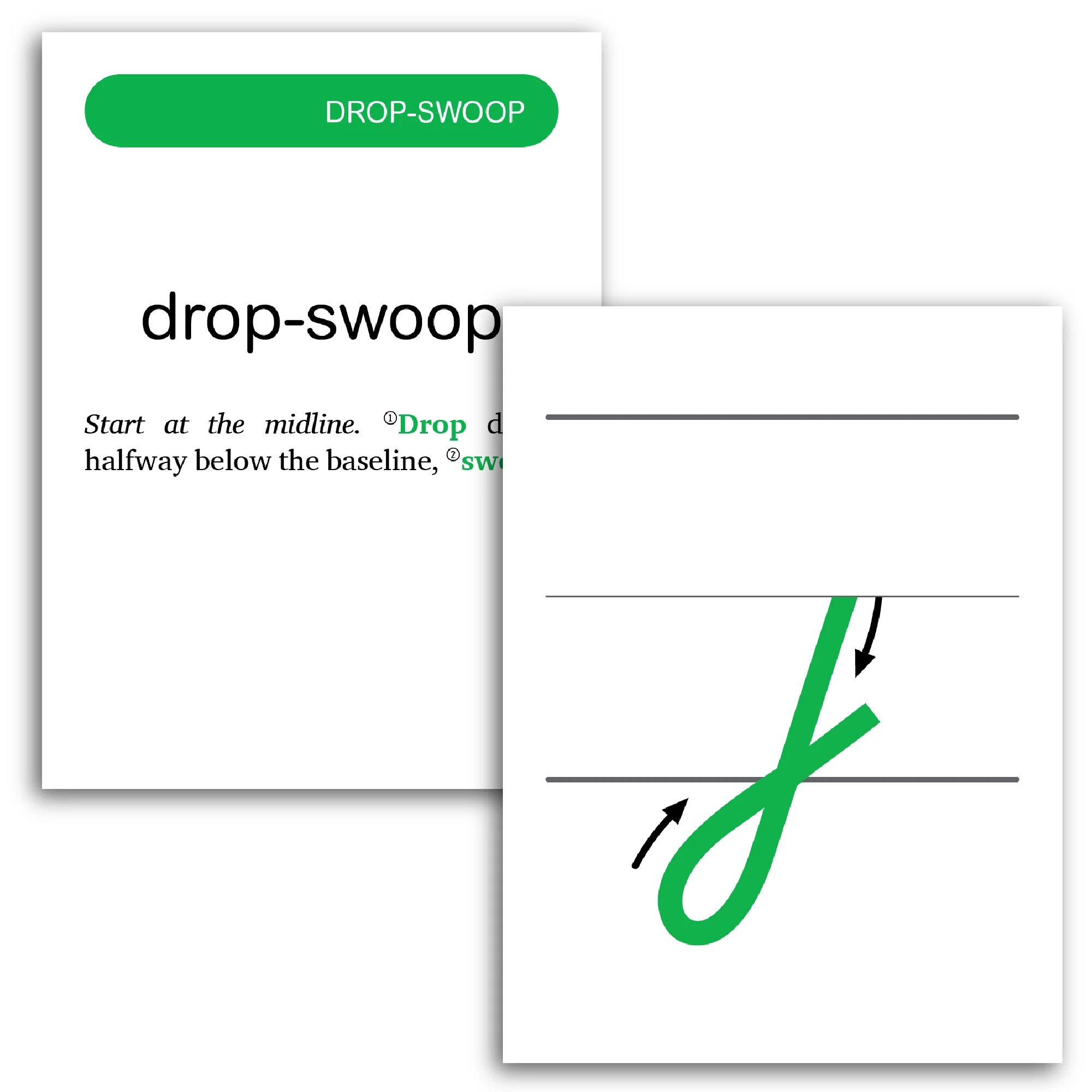 Rhythm of Handwriting Tactile Cards - Cursive - Image 6