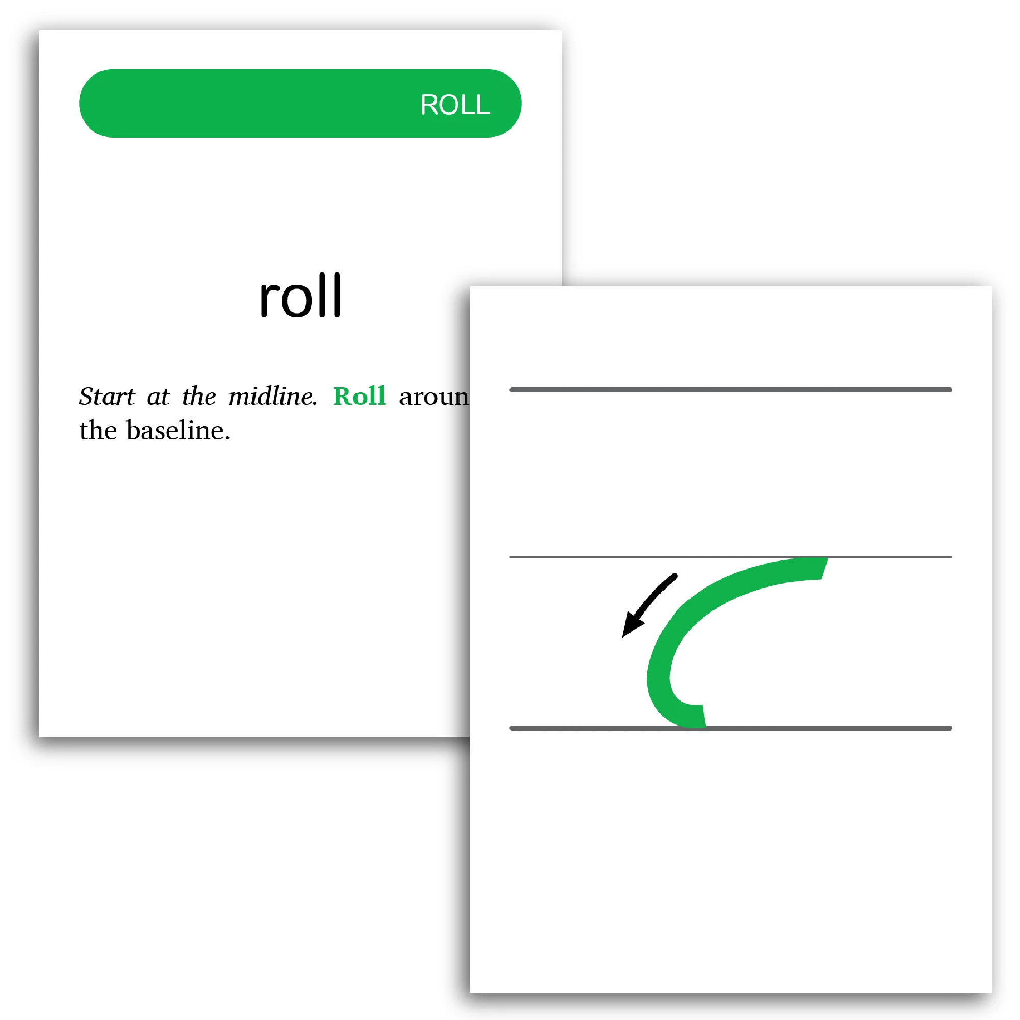 Rhythm of Handwriting Tactile Cards - Cursive - Image 9